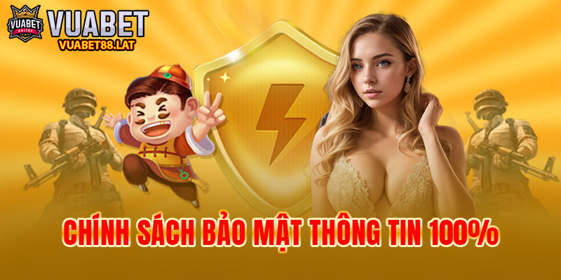 Chính sách bảo mật thông tin người dùng 100%